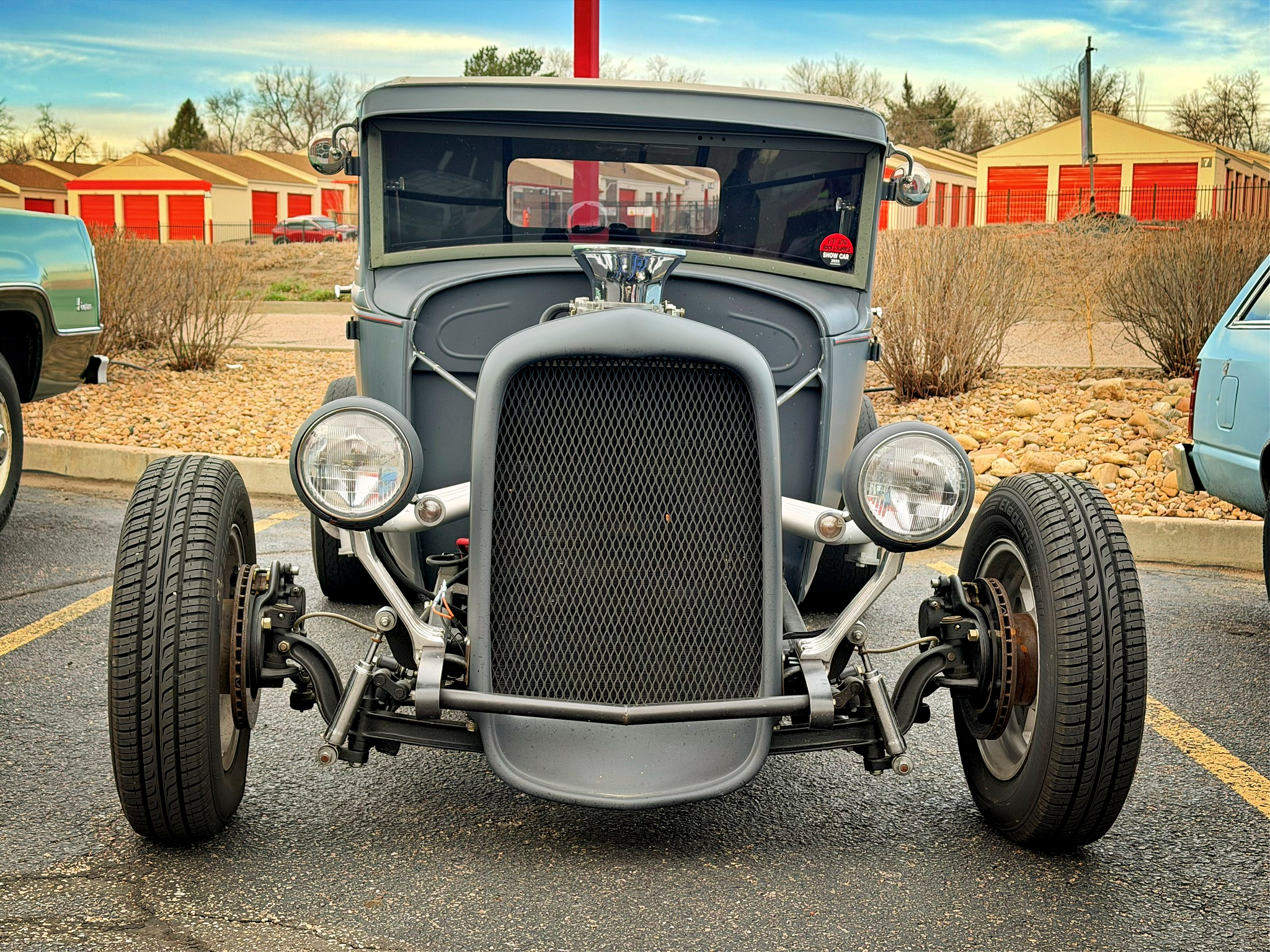 The cars were hot and so was the coffee!