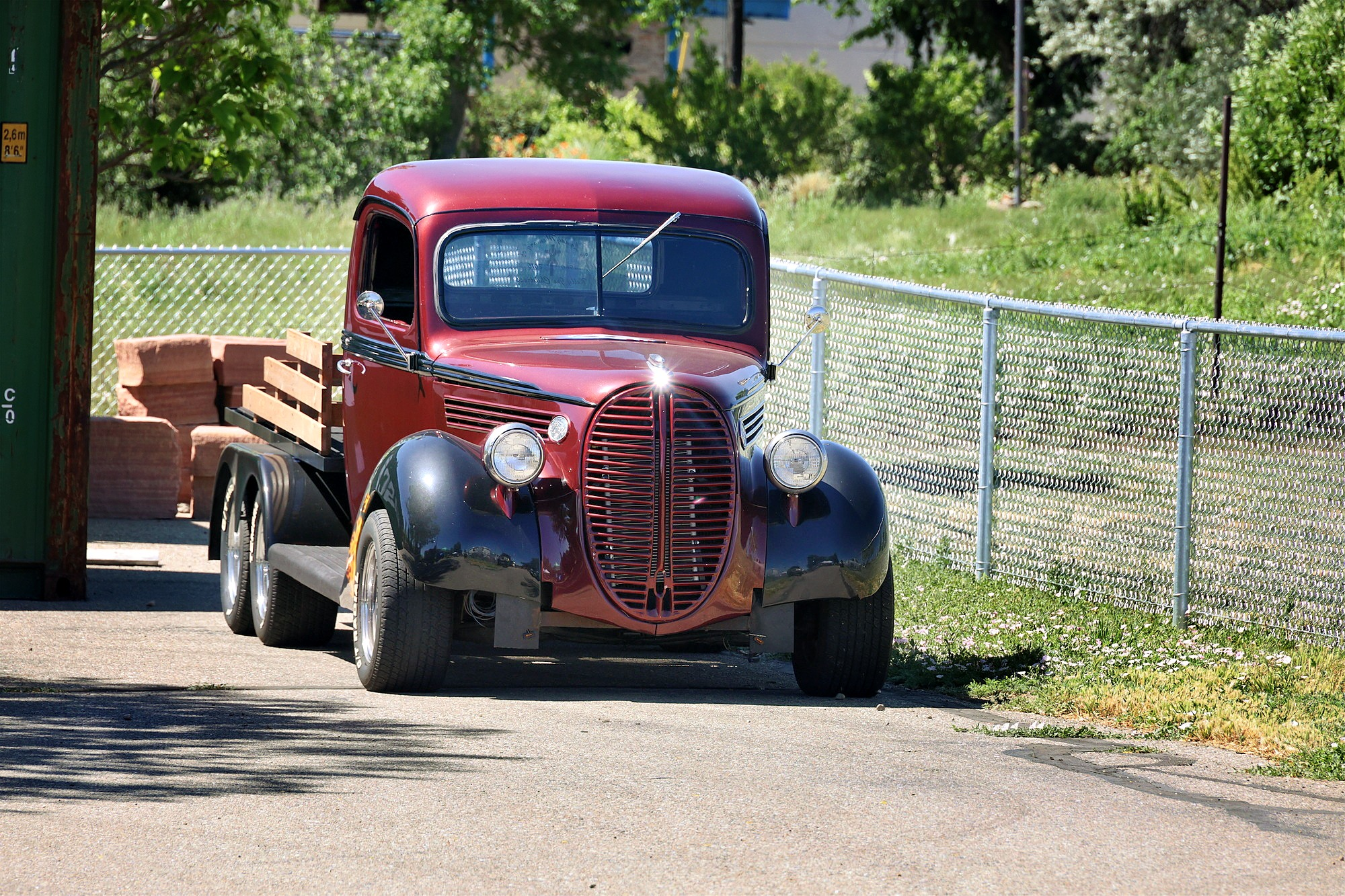 This truck wasn't even entered in the Show! Parked back in the client care area...