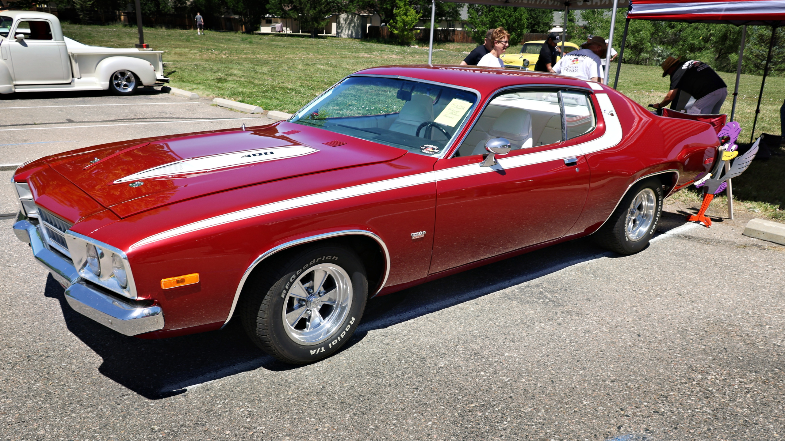 Chuck Perry and his 1973 Plymouth Road Runner
