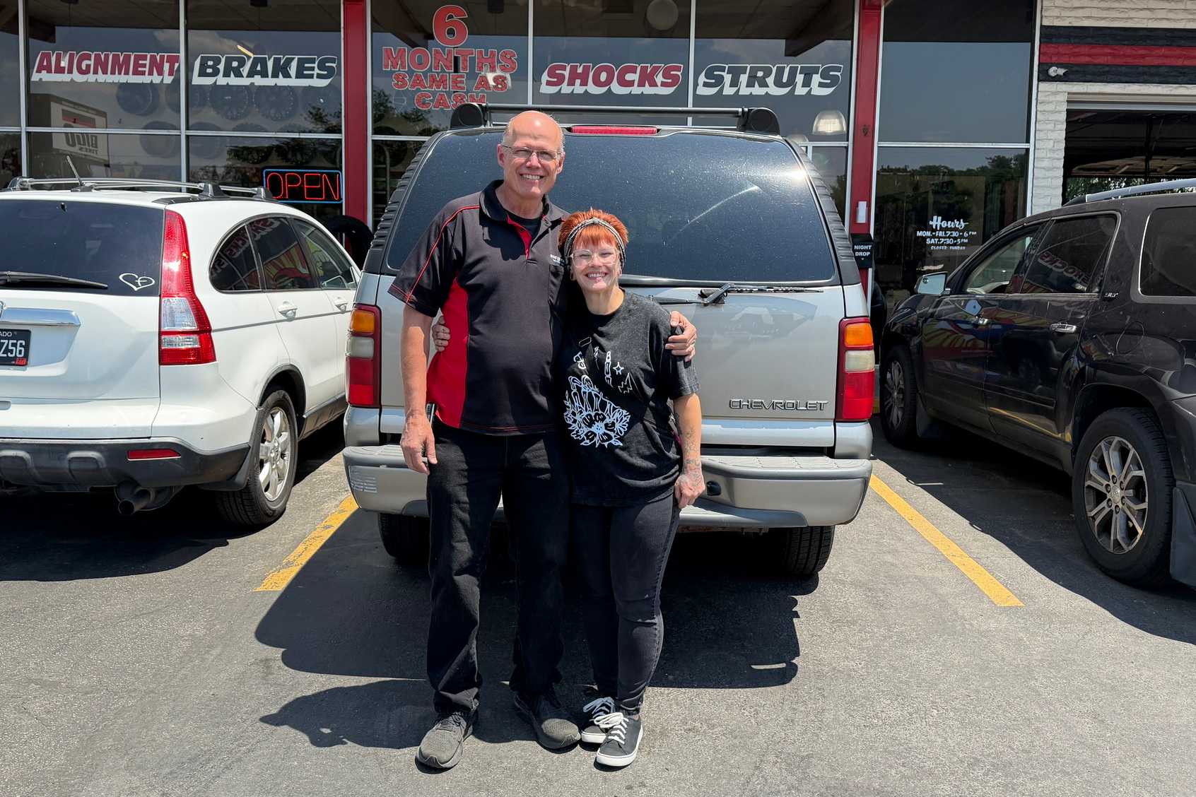 Second stop was at Big O Tires Loveland to get new tires