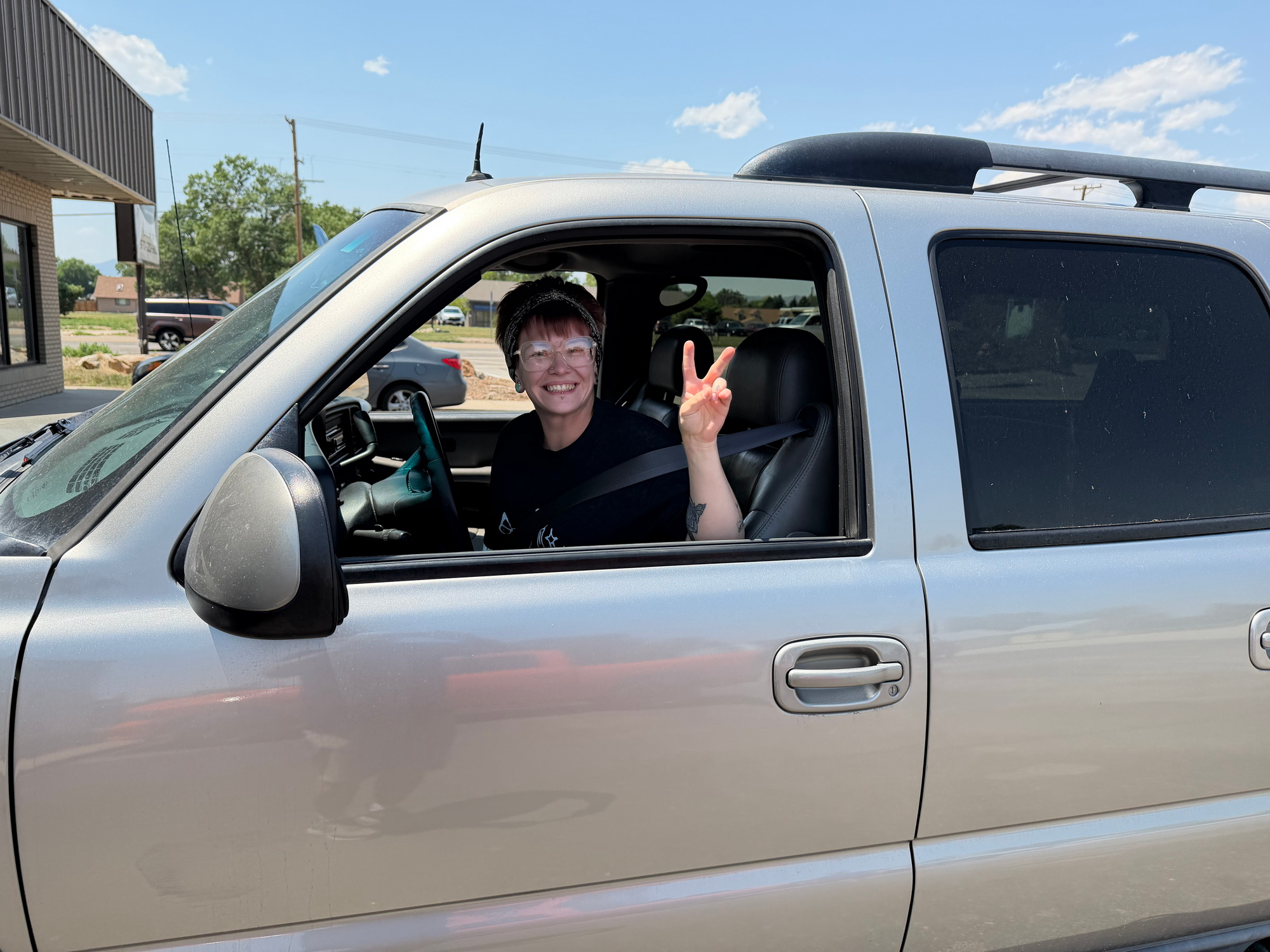 "My new wheels. Thank you Sweetheart City Car Show!!!"