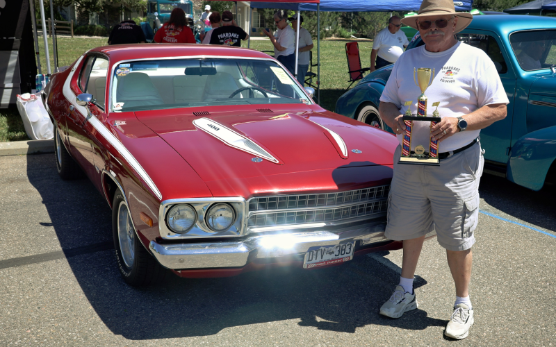 Chuck Perry and his 1973 Plymouth Road Runner