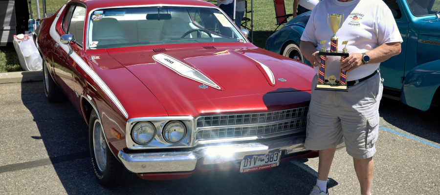 Chuck Perry and his 1973 Plymouth Road Runner