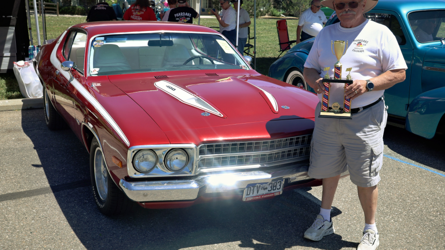 Chuck Perry and his 1973 Plymouth Road Runner