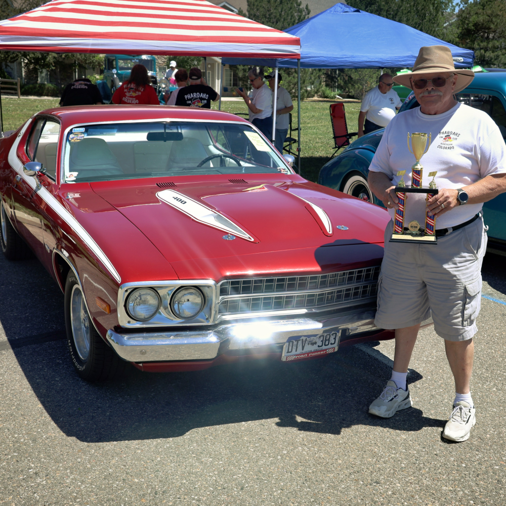 Chuck Perry and his 1973 Plymouth Road Runner