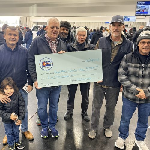 CIADA donates $5000 to the Sweetheart City Car Show!