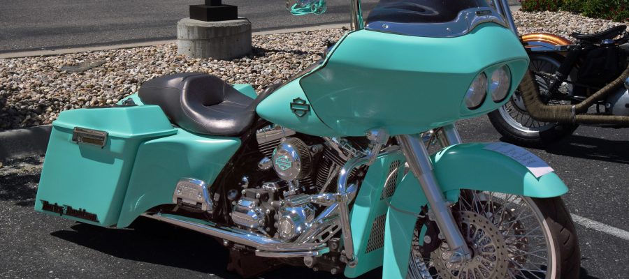 Fancy motorcycle